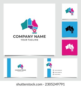 Simple Australia Courier Logo Design 2