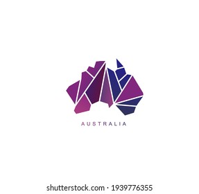 Simple Australian Island logo illustration design Suitable for Creative Industries, Multimedia, travel, Entertainment, Shops and related businesses.