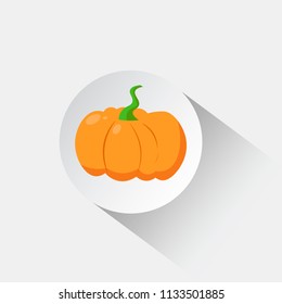 A simple autumn icon. Pumpkin