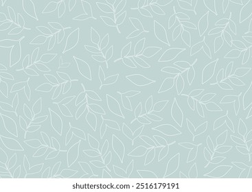 Simple autumn leaf pattern. Elegant print for the banner. Autumn pattern