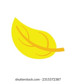 Ilustración de la colección de vectores de hojas de otoño simple