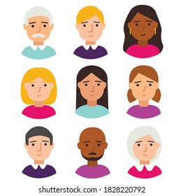 Simple Avatar Illustration Patient Stock Vector (Royalty Free ...