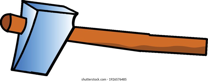 Simple Axe icon clip art vector