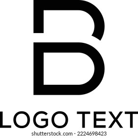 simple b letter logo for constriction business logo 