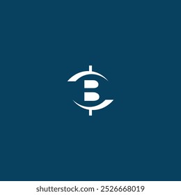 Einfache Logo-Design-Vorlage für B-Buchstaben.