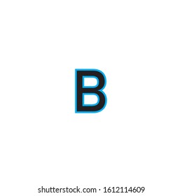 simple b letter logo file