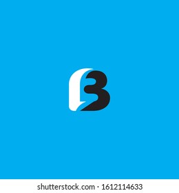 simple b letter logo file