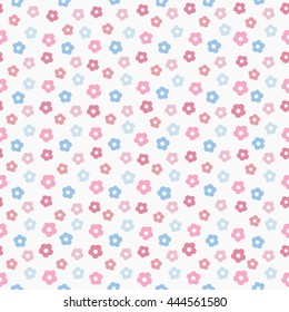 simple baby cute pastel pattern, vector illustration