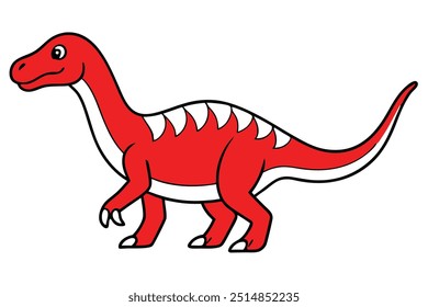 Um desenho de dinossauro bebê simples