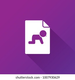 simple baby icon