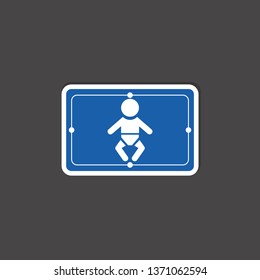 simple baby icon