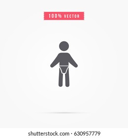 simple baby icon