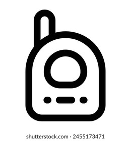 Simple Baby Monitor icon. The icon can be used for websites, print templates, presentation templates, illustrations, etc