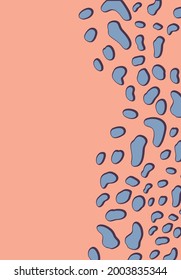 Simple background with abstract bubbles pattern