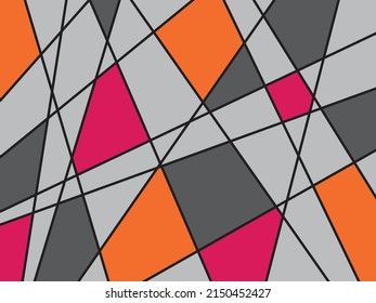 Fondo simple con patrón geométrico colorido abstracto. Papel interior abstracto