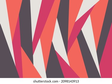 Simple background with abstract colorful lines pattern. Interior wallpaper 