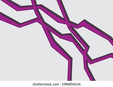 Simple background with abstract purple lines pattern