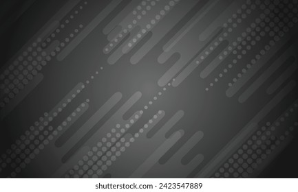 Simple background with abstract rounded and halftone shape.