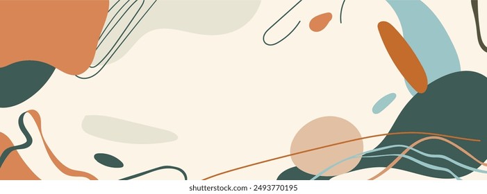 A simple background with abstract shapes