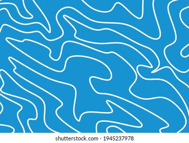 Simple background with abstract waving lines
