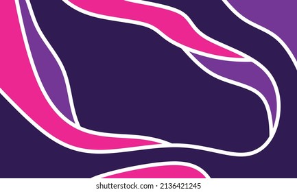 Fondo simple con un patrón de líneas onduladas abstractas y con un área de espacio de copia