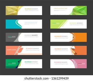 Simple background banner. collection of abstract editable template designs, marketing layouts, advertisements etc. vector illustration