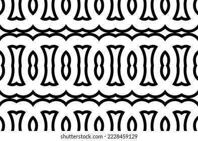 simple background. black and white seamless pattern