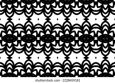 simple background. black and white seamless pattern