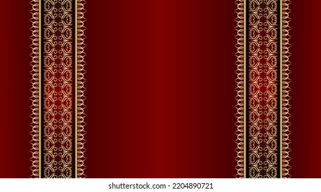 simple background, with classic ornaments