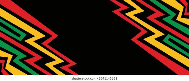 Simple background with colorful abstract lines pattern with some copy space