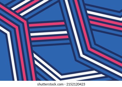 Simple background with colorful abstract striped lines pattern