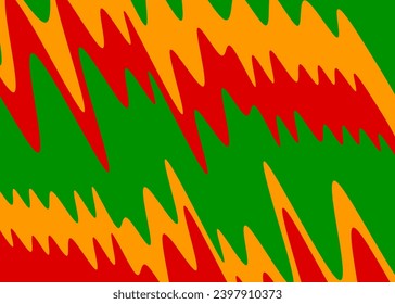 Simple background with colorful gradient wavy lines pattern