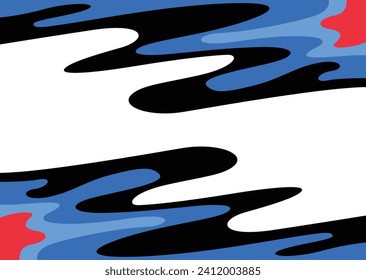 Fondo simple con un patrón de líneas onduladas de gradiente colorido 