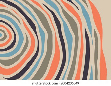 Fondo simple con un patrón de líneas de ondulación coloridas