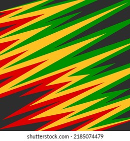 Einfaches Hintergrund mit buntem Zickzackmuster