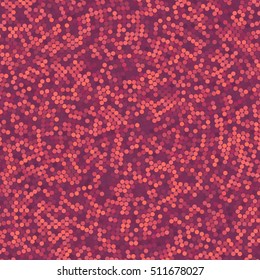 Simple background consisting of small pink circles, vector illustration