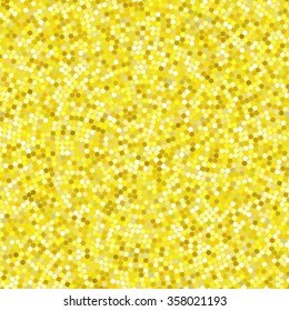 simple background consisting of small yellow circles, vector illustration