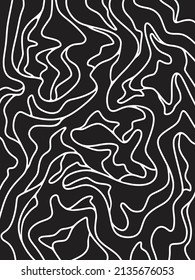 Simple background with contour line pattern