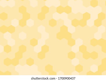 Simple background, cover, Wallpaper for web conferences, banners, leaflets, screensavers. Monochrome Geometric pattern with with hexagons, honeycombs. Scalable vector graphics.