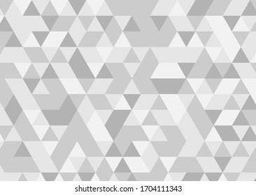 Sencillo fondo, portada, fondos de escritorio para conferencias web, banners, volantes, pantallas. Patrón geométrico monocromo con triángulos. Gráficos vectoriales escalables.