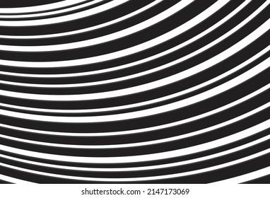 Simple background with curved lines pattern