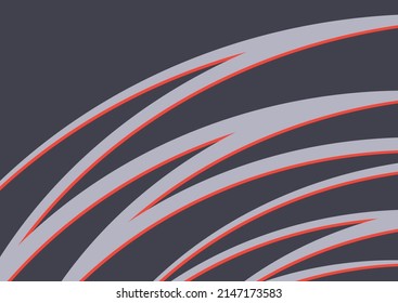 Simple background with curved slash line pattern and with some copy space area