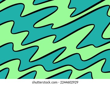 Fondo simple con un diseño de líneas onduladas y coloridas