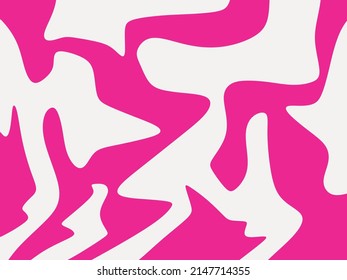 Simple background with cute waving lines pattern