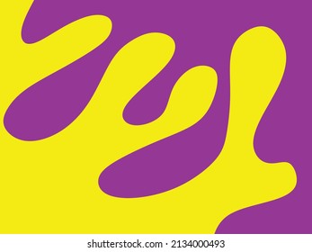 Simple background with cute wavy line pattern