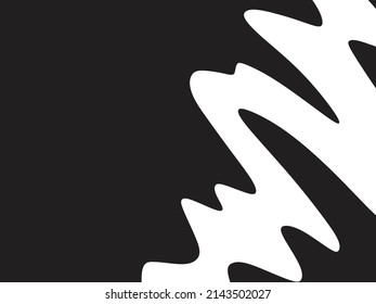 Fondo simple con un lindo patrón de línea ondulada y con un área de copia