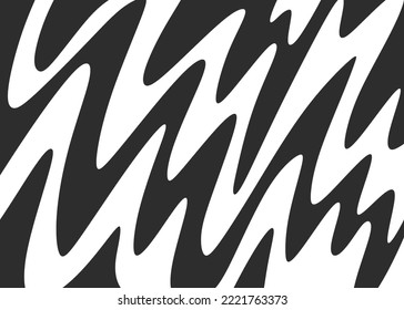 Simple background with cute wavy lines pattern