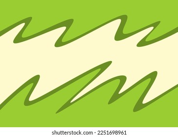 Simple background with cute wavy lines pattern and with some copy space area