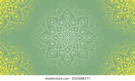 simple background, decorative mandala ornament