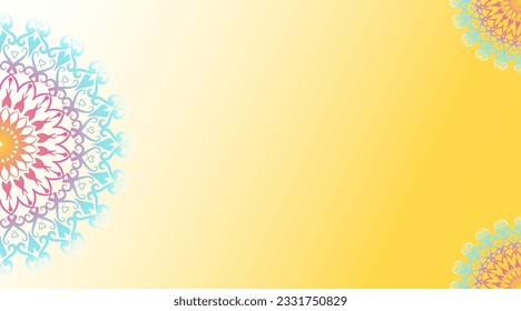 fondo sencillo, adorno decorativo de mandala